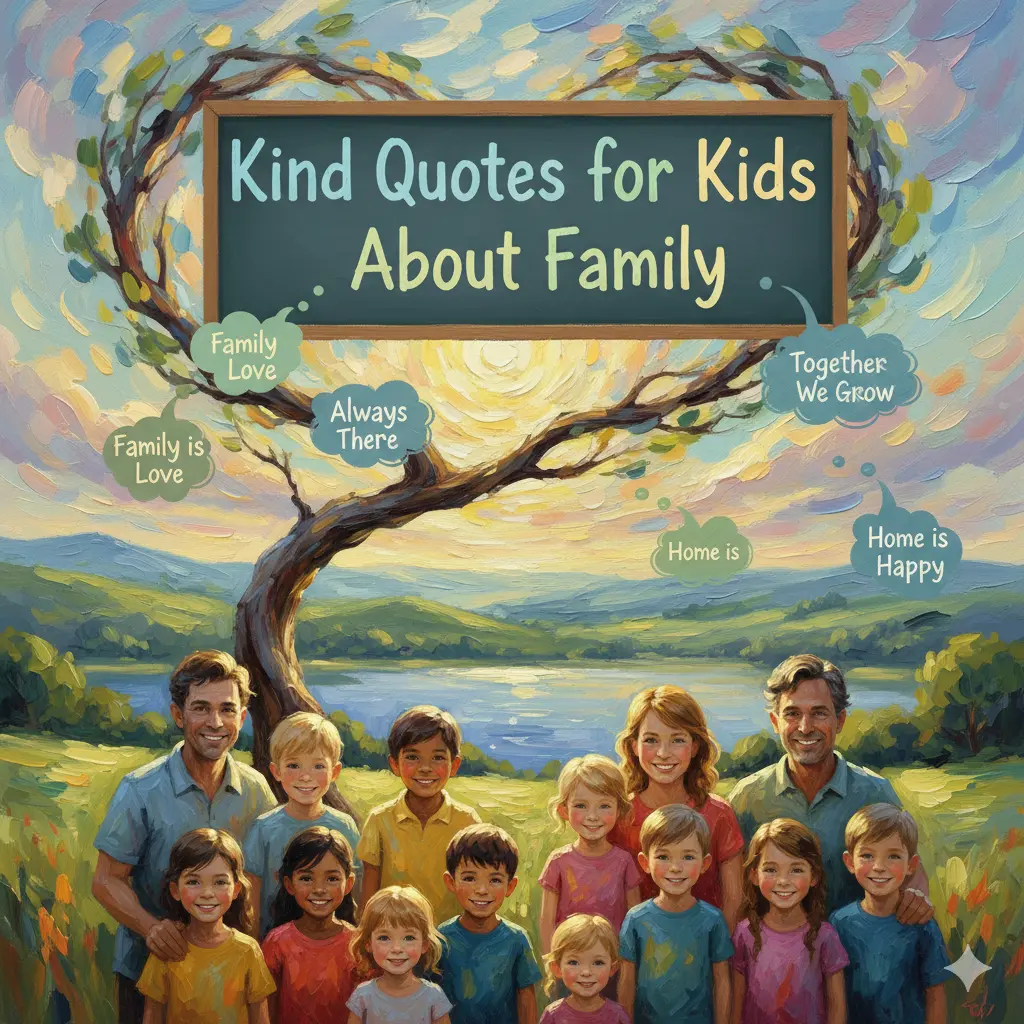 Kind Quotes for Kids About Family