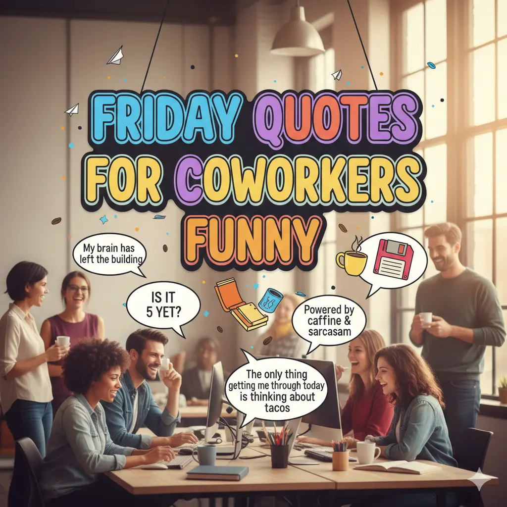 Friday Quotes for Coworkers Funny
