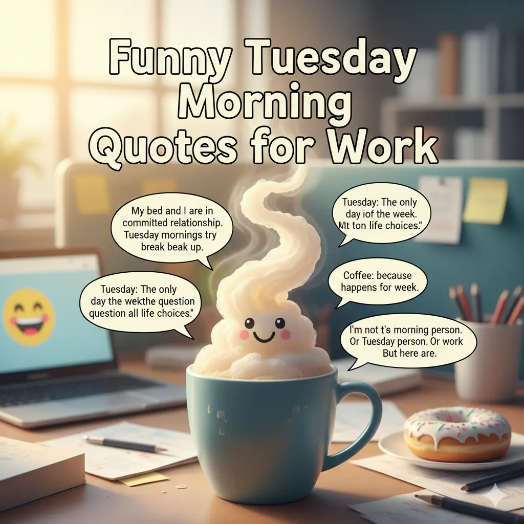 Funny Tuesday Morning Quotes for Work