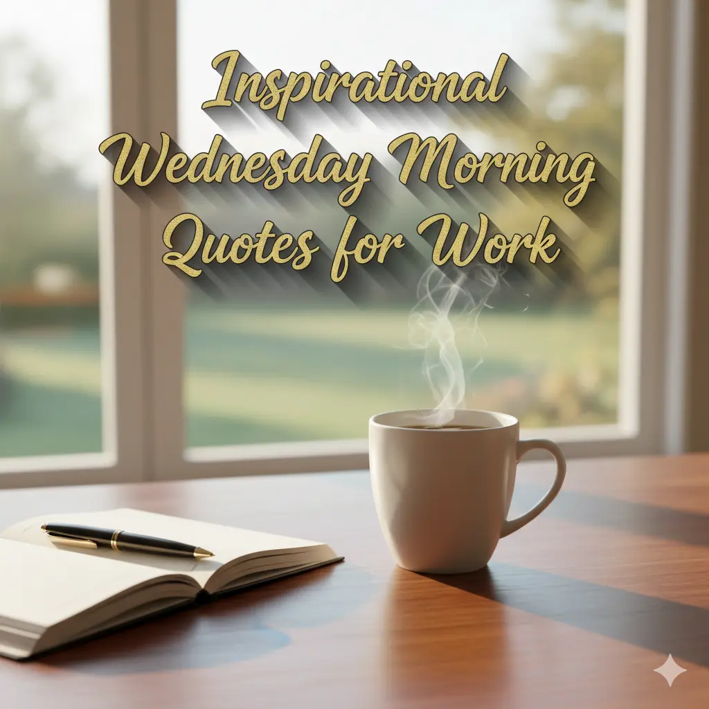 Inspirational Wednesday Morning Quotes for Work