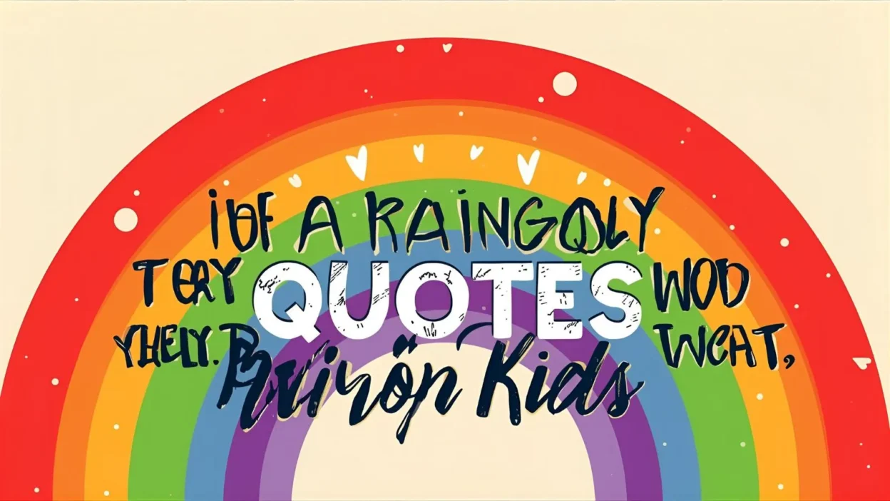 Rainbow Quotes for Kids
