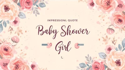 Baby Shower Quotes for Girl