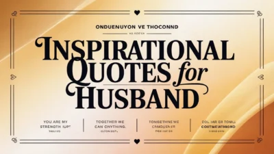 Inspirational Quotes for Husband