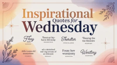 Inspirational Quotes for Wednesday