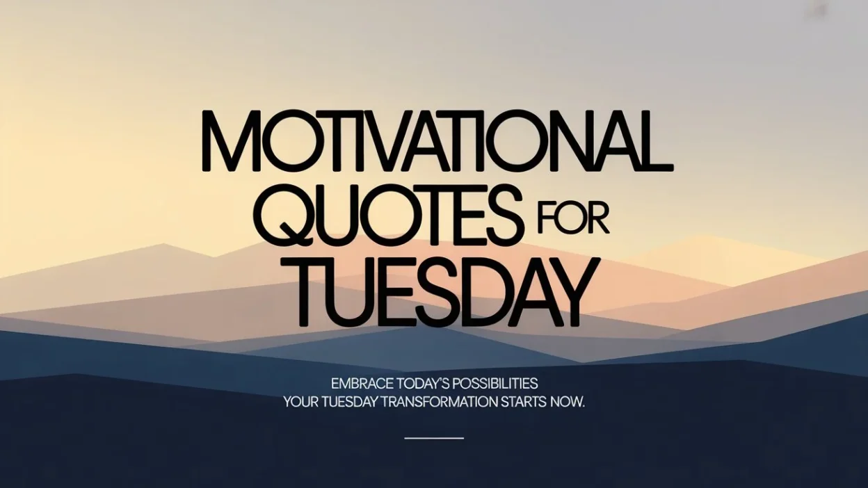 Motivational Quotes for Tuesday