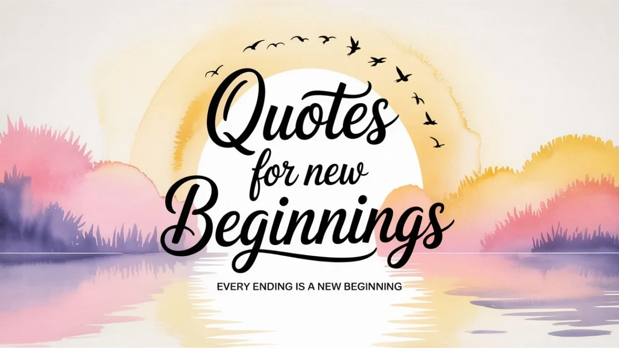 Quotes for New Beginnings