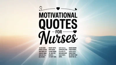 Motivational Quotes for Nurses
