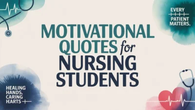 Motivational Quotes for Nursing Students