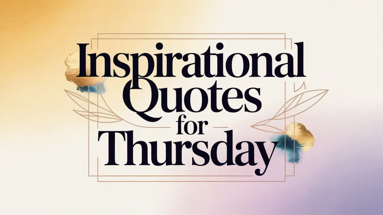 Inspirational Quotes for Thursday
