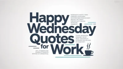 Happy Wednesday Quotes for Work