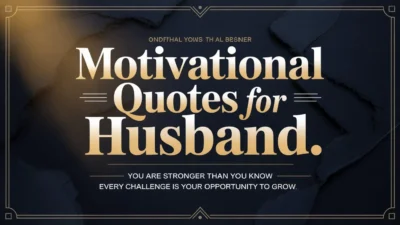 Motivational Quotes for Husband