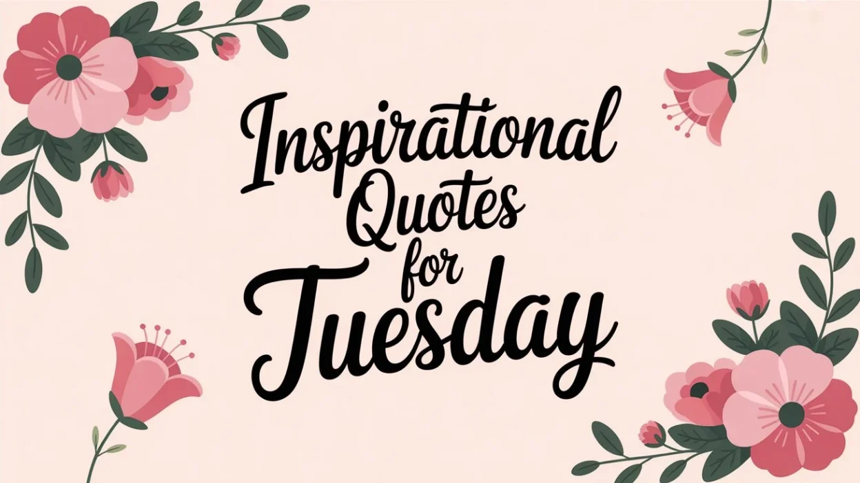 Inspirational Quotes for Tuesday
