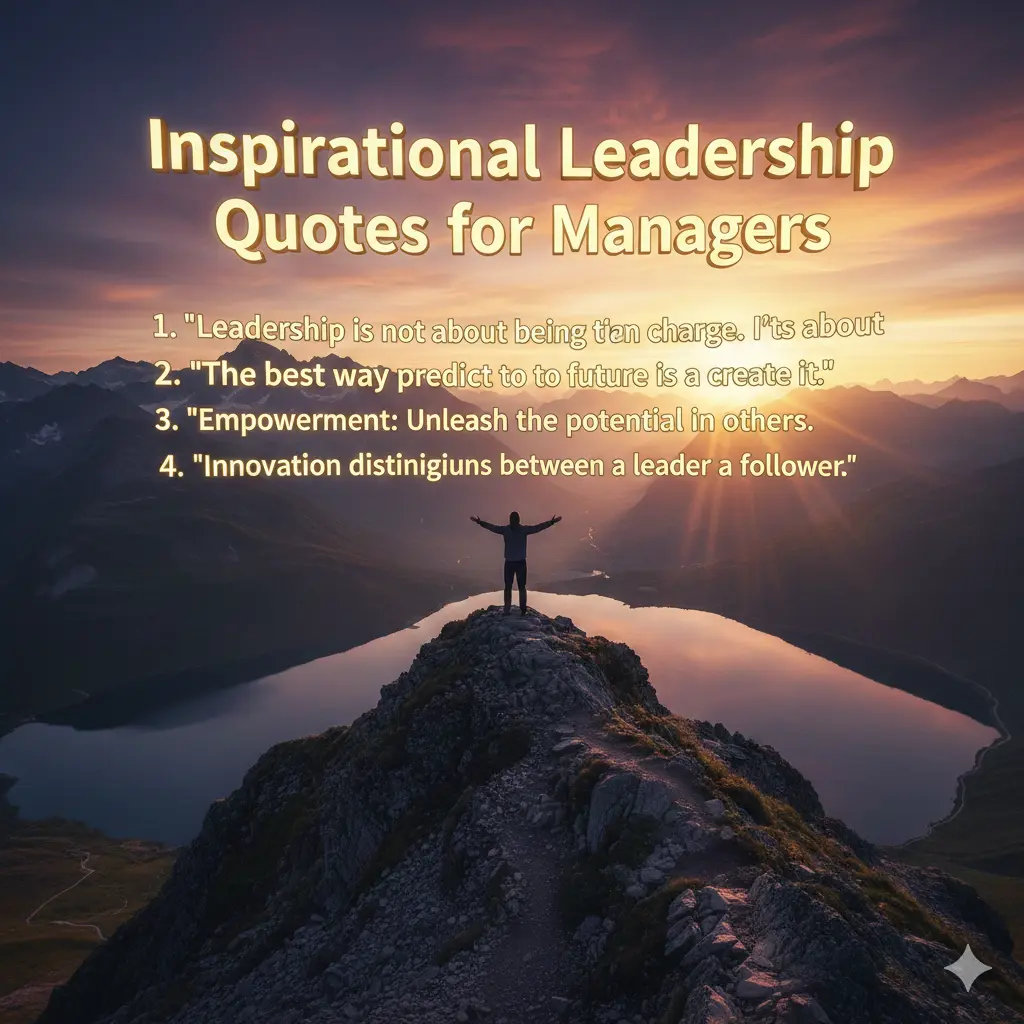 Inspirational Leadership Quotes for Managers