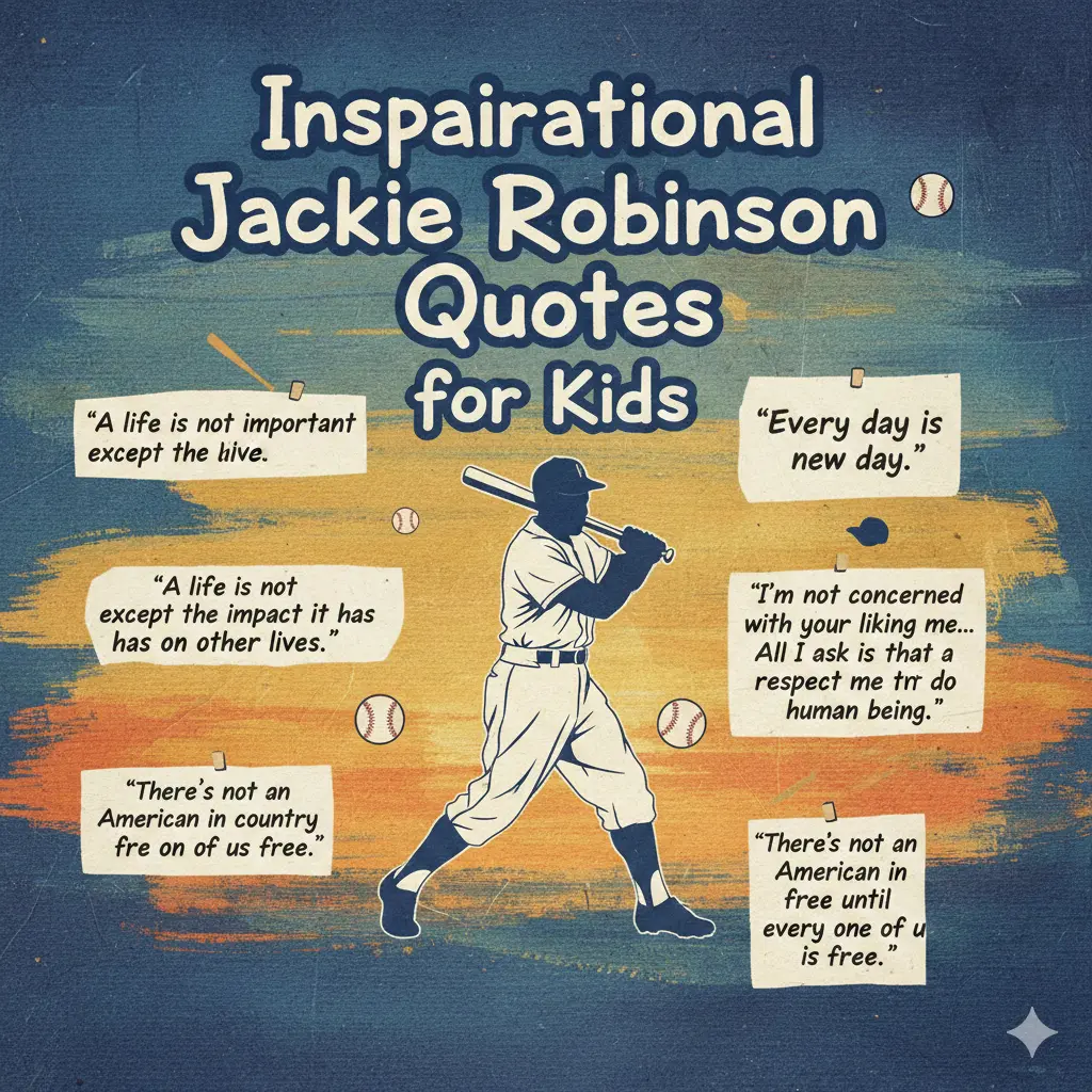 Inspirational Jackie Robinson Quotes for Kids