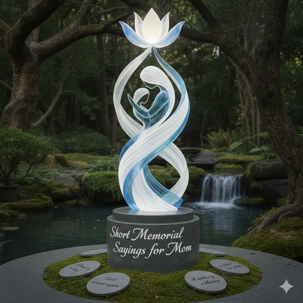 Short Memorial Sayings for Mom