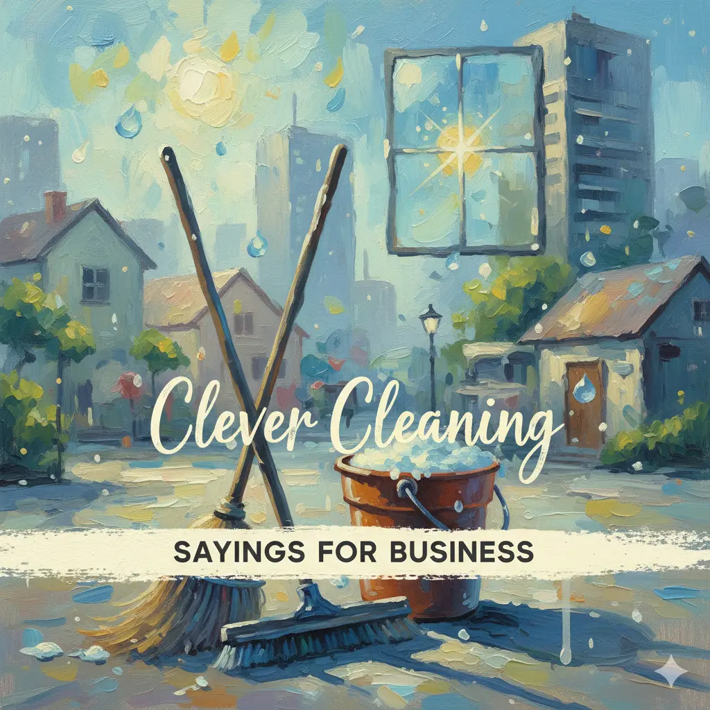 Clever Cleaning Sayings for Business