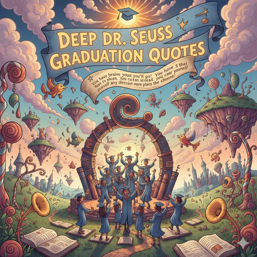 Deep Dr Seuss Graduation Quotes
