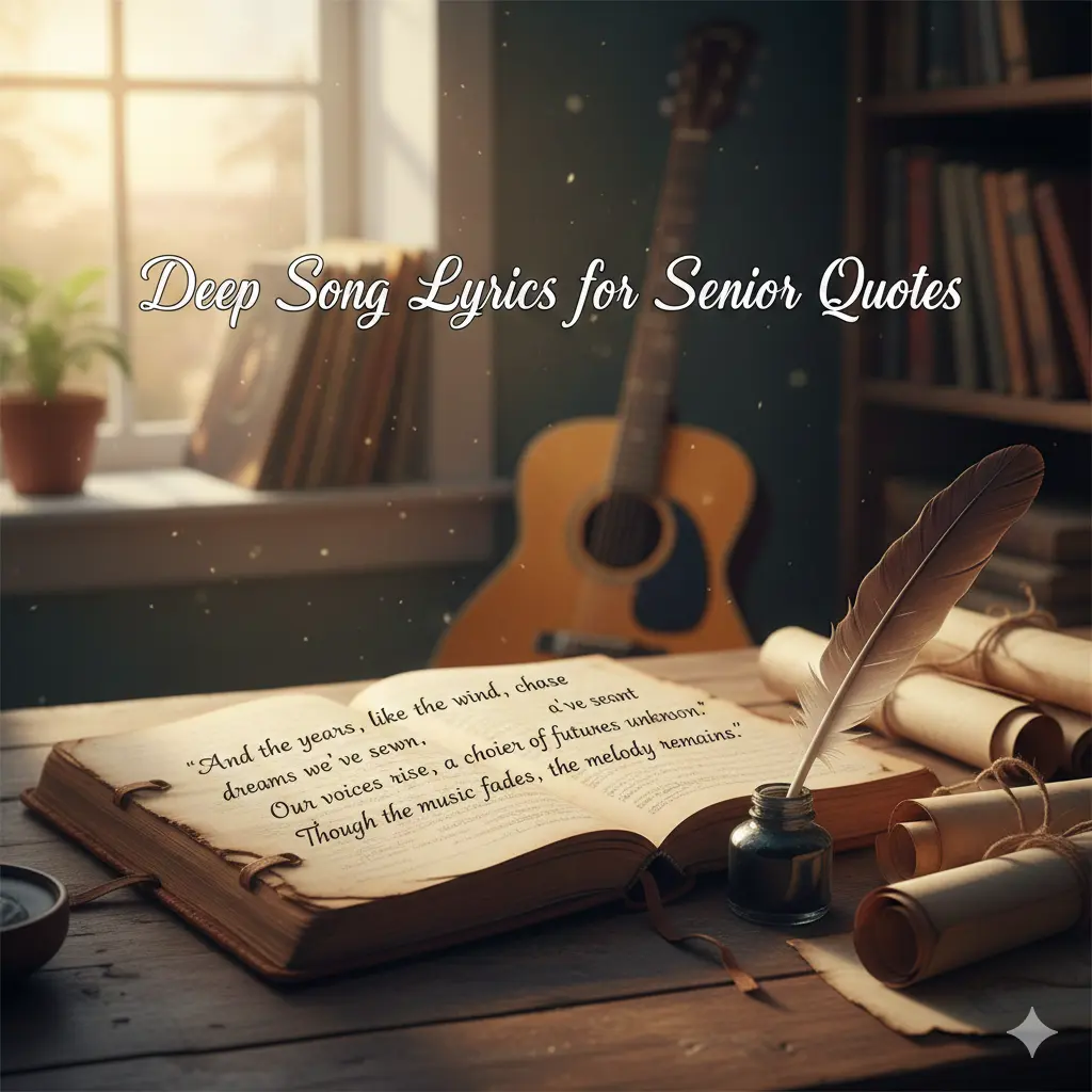 Deep Song Lyrics for Senior Quotes
