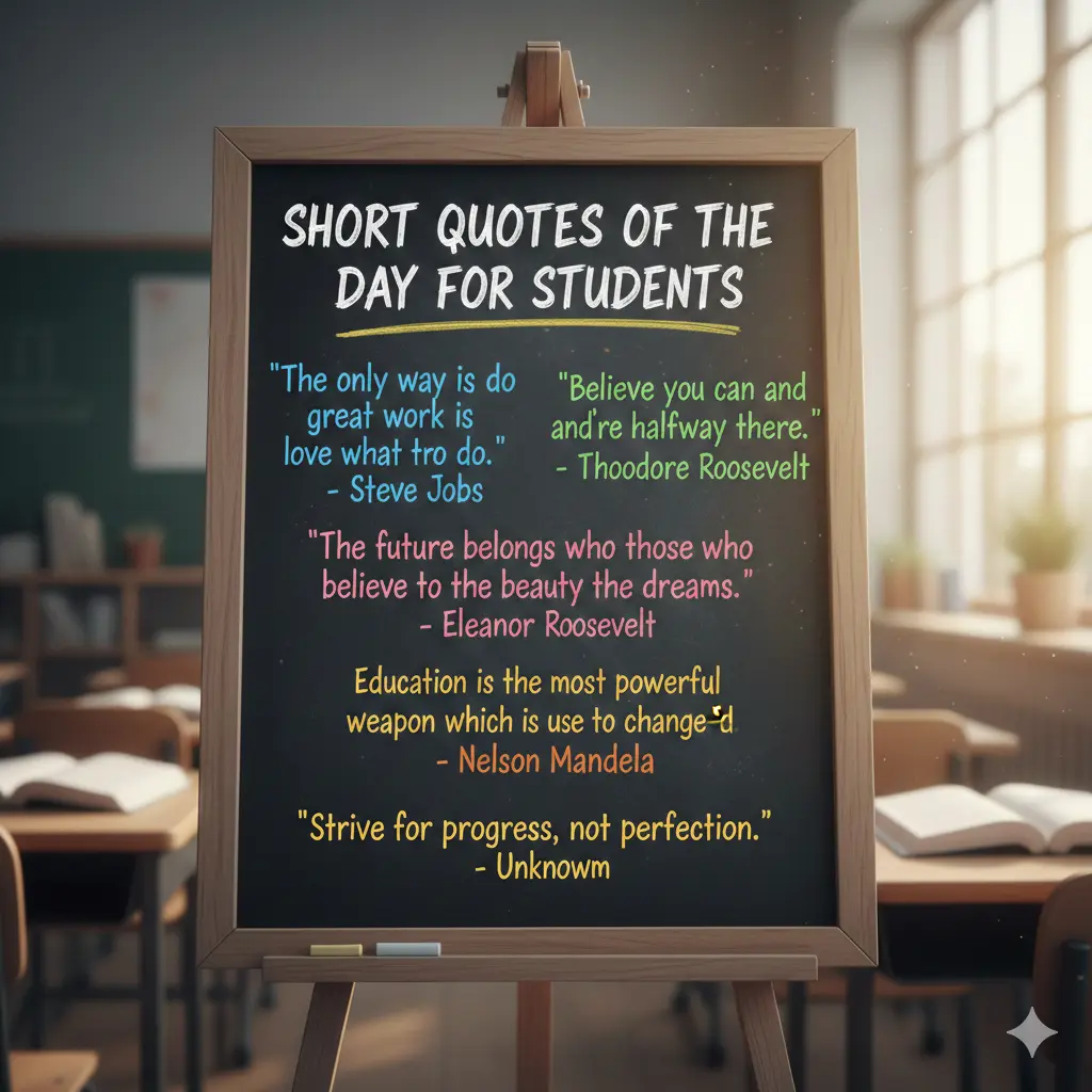 Short Quotes of the Day for Students