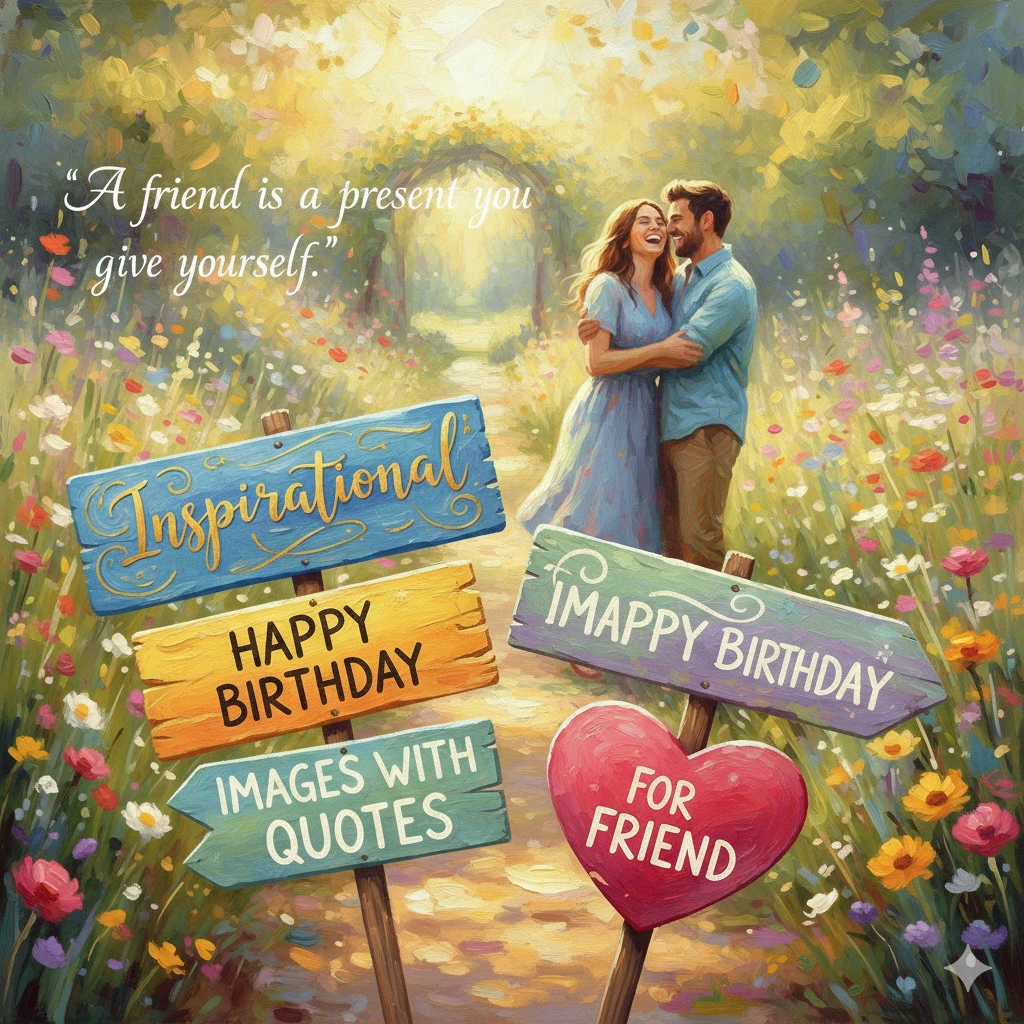 Inspirational Happy Birthday Images With Quotes for Friend