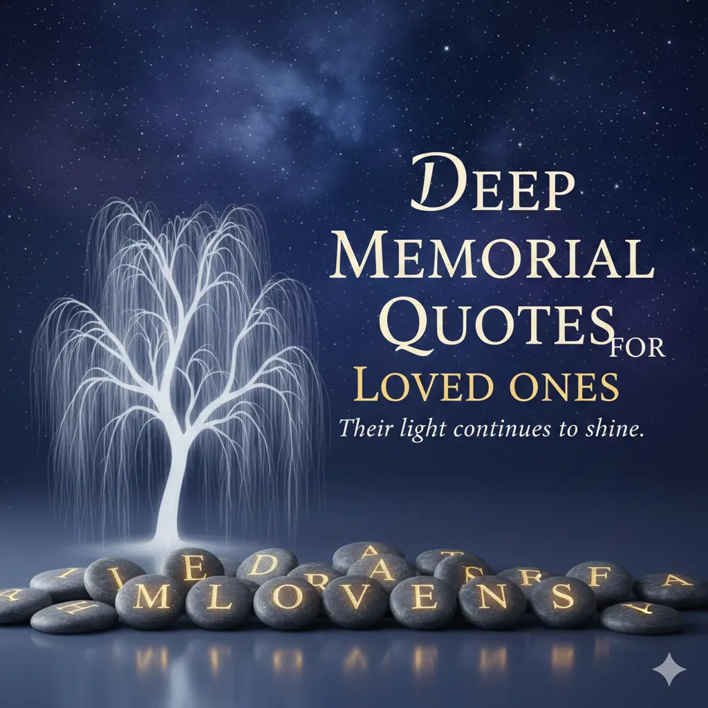 Deep Memorial Quotes for Loved Ones