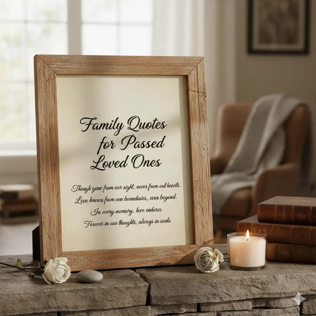 Family Quotes for Passed Loved Ones 
