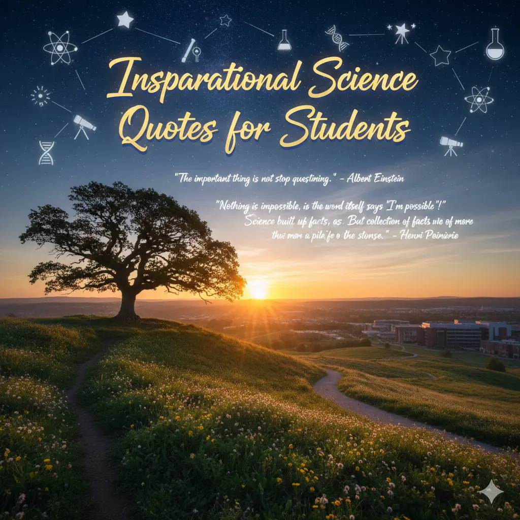 Inspirational Science Quotes for Students 