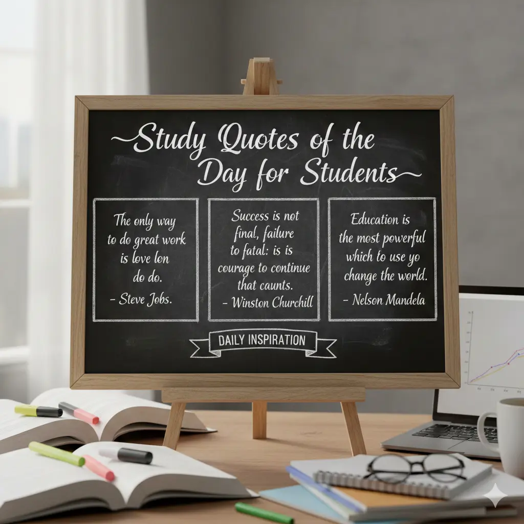 Study Quotes of the Day for Students