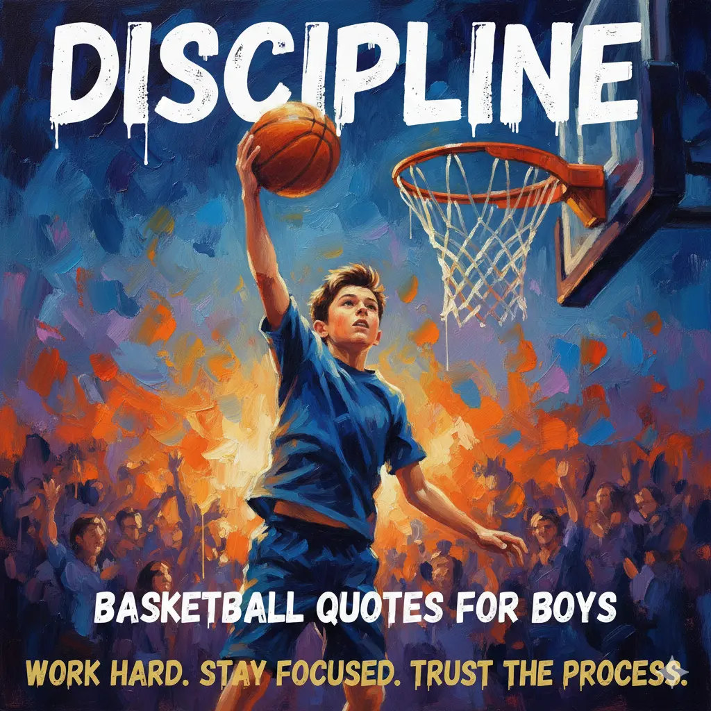 Discipline Basketball Quotes for Boys