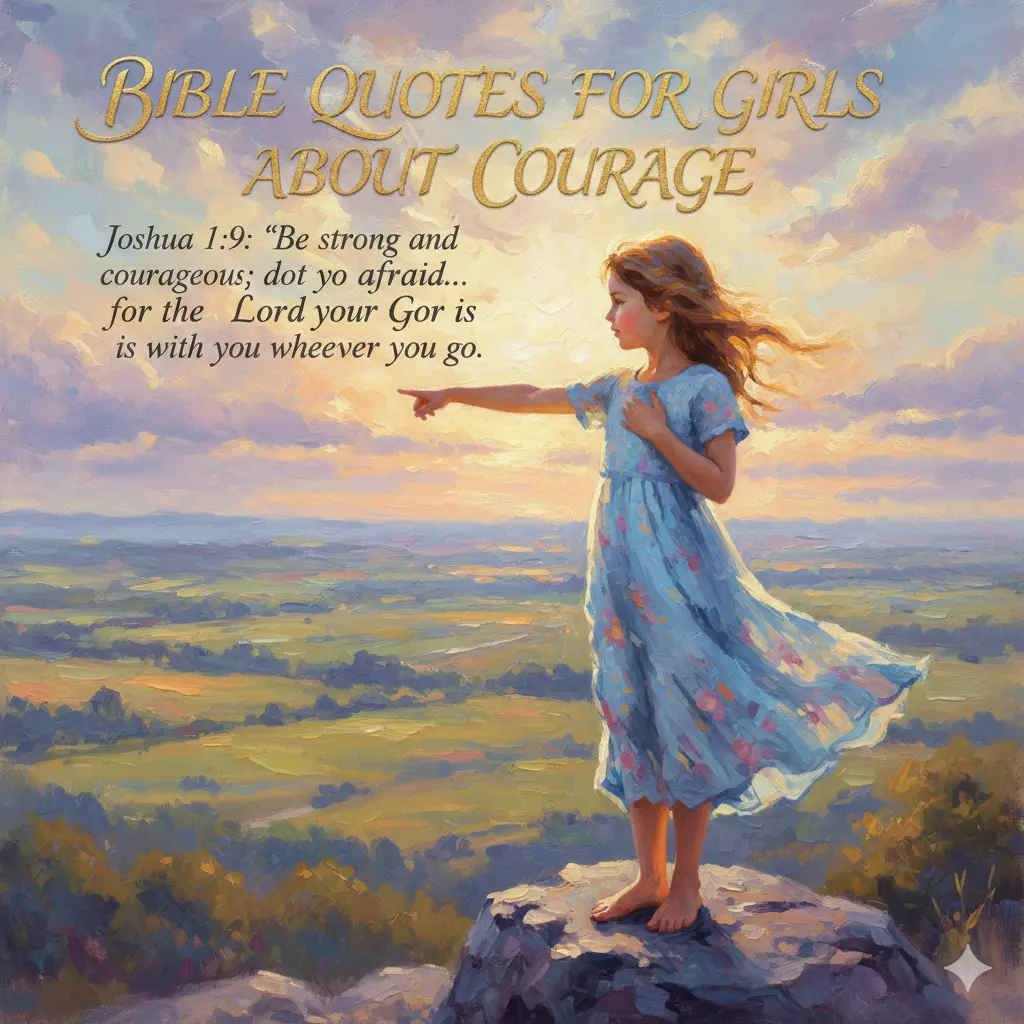 Bible Quotes for Girls About Courage
