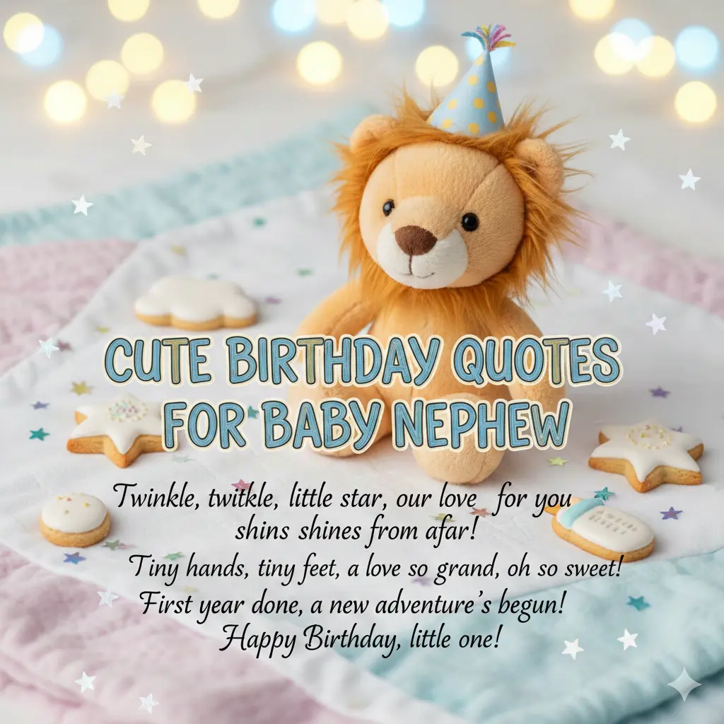 Cute Birthday Quotes for Baby Nephew