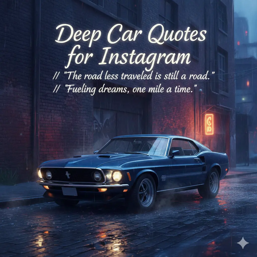 Deep Car Quotes for Instagram