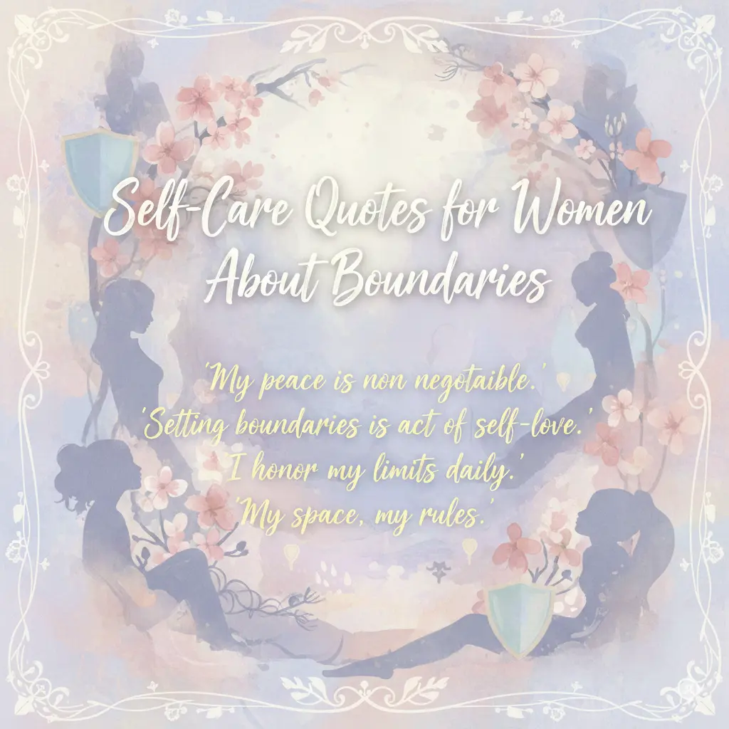 Self-Care Quotes for Women About Boundaries 