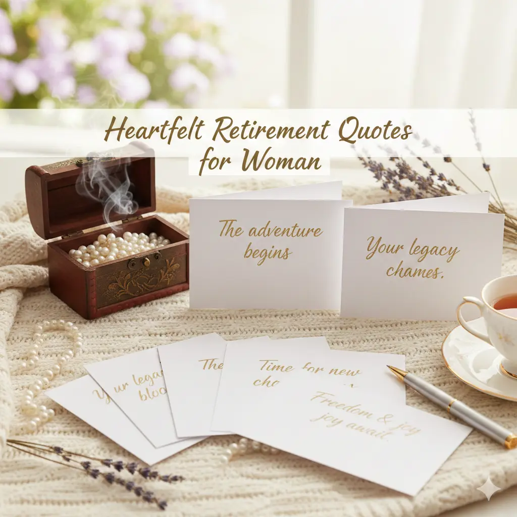 Heartfelt Retirement Quotes for Woman 