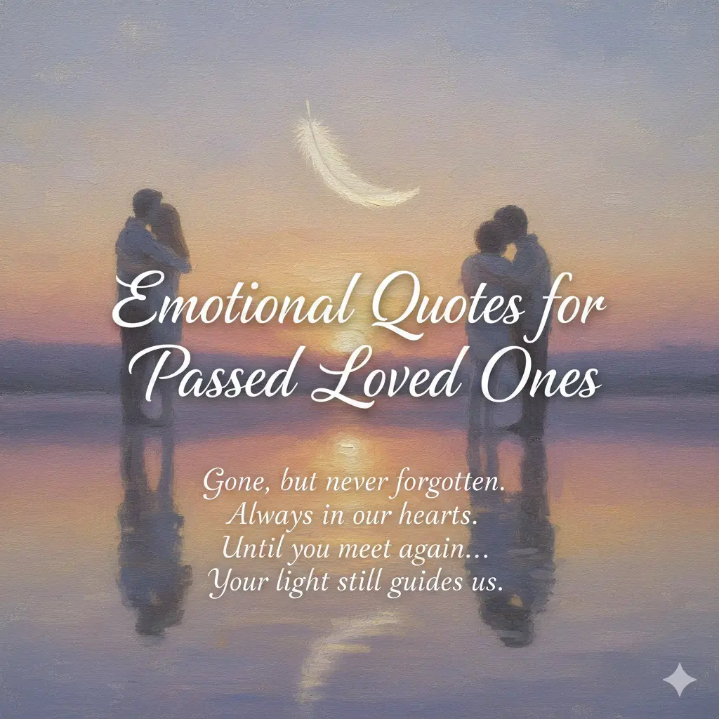 Emotional Quotes for Passed Loved Ones