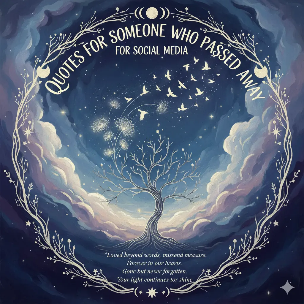 Quotes for someone who passed away for social media