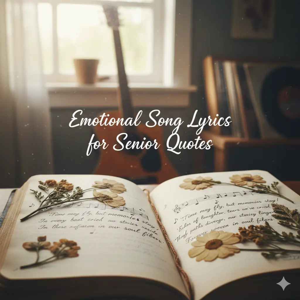 Emotional Song Lyrics for Senior Quotes