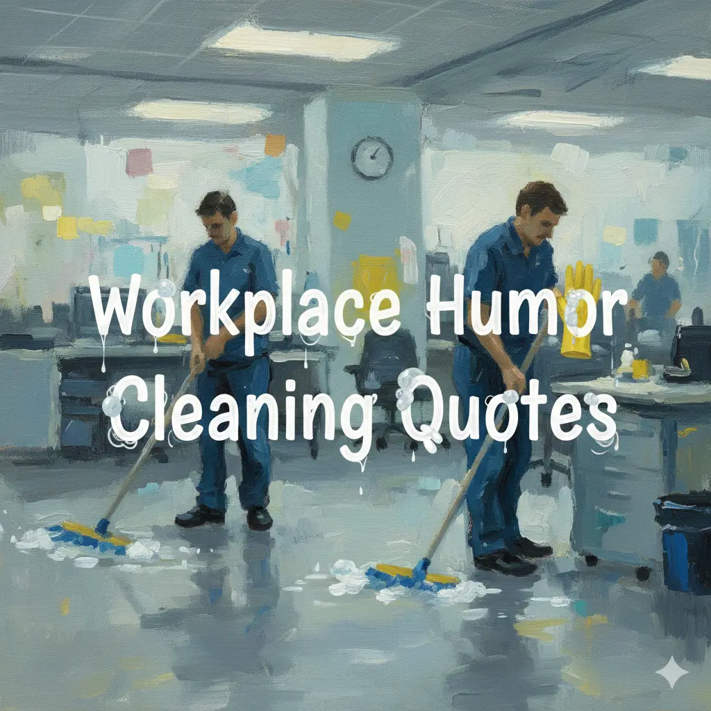 Workplace Humor Cleaning Quotes