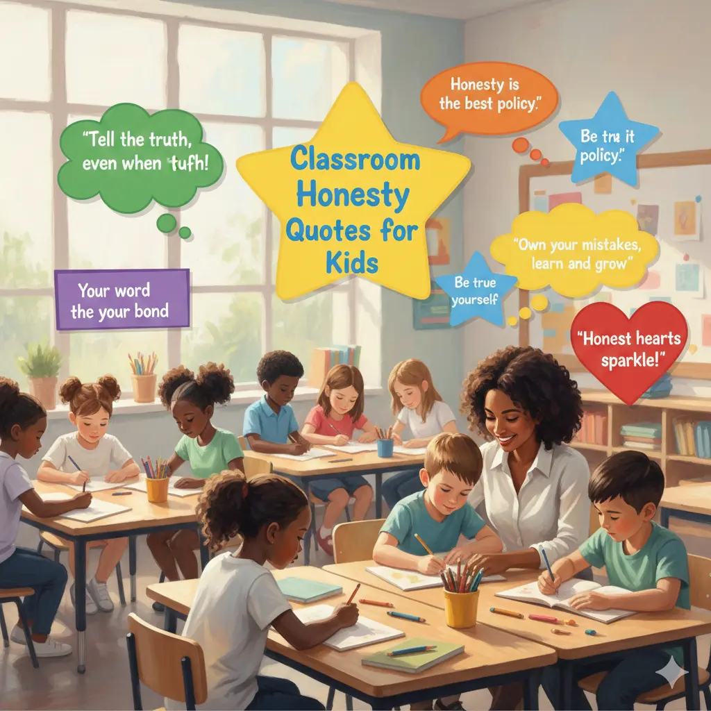 Classroom Honesty Quotes for Kids