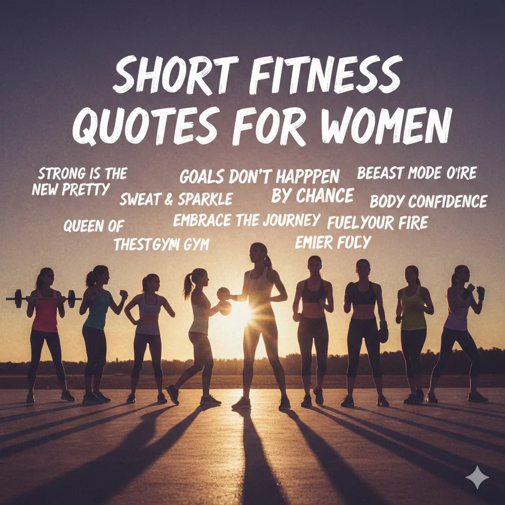 Short Fitness Quotes for Women