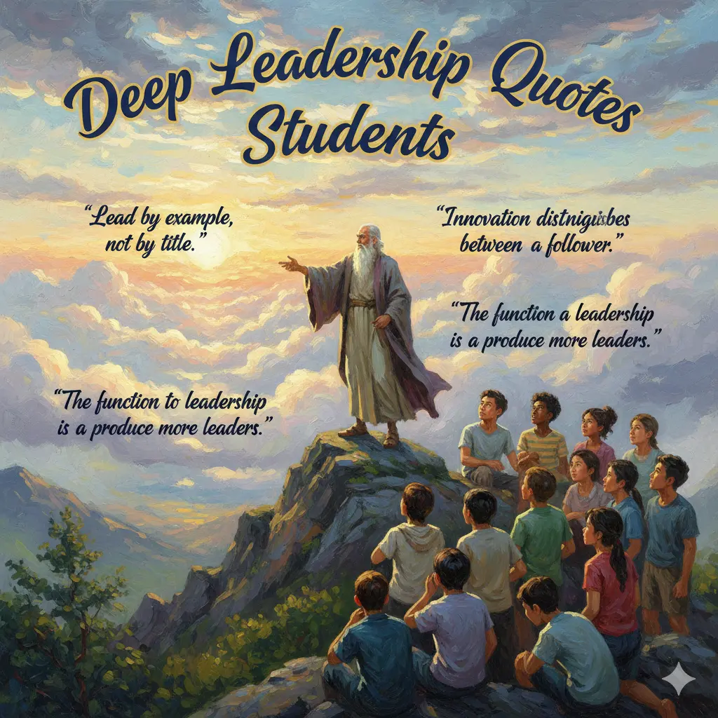 Deep Leadership Quotes for Students 
