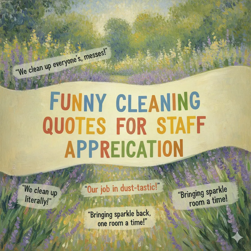  Funny Cleaning Quotes for Staff Appreciation