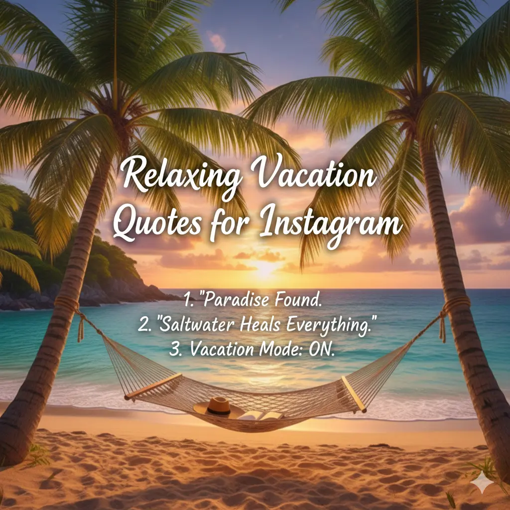 Relaxing Vacation Quotes for Instagram
