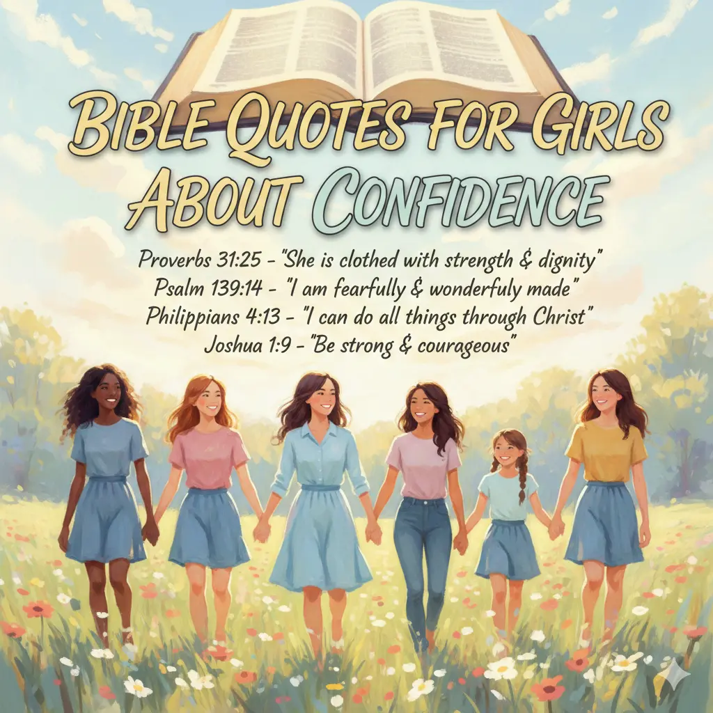 Bible Quotes for Girls About Confidence