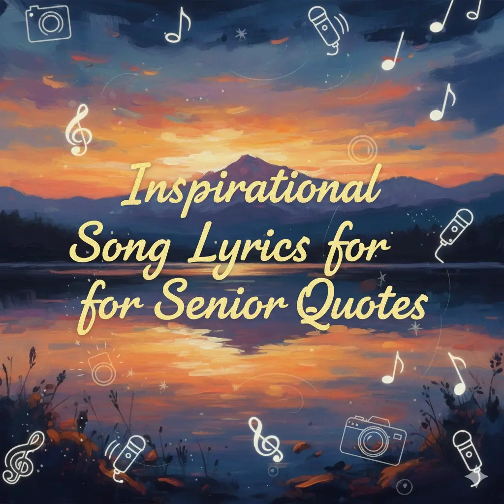  Inspirational Song Lyrics for Senior Quotes 