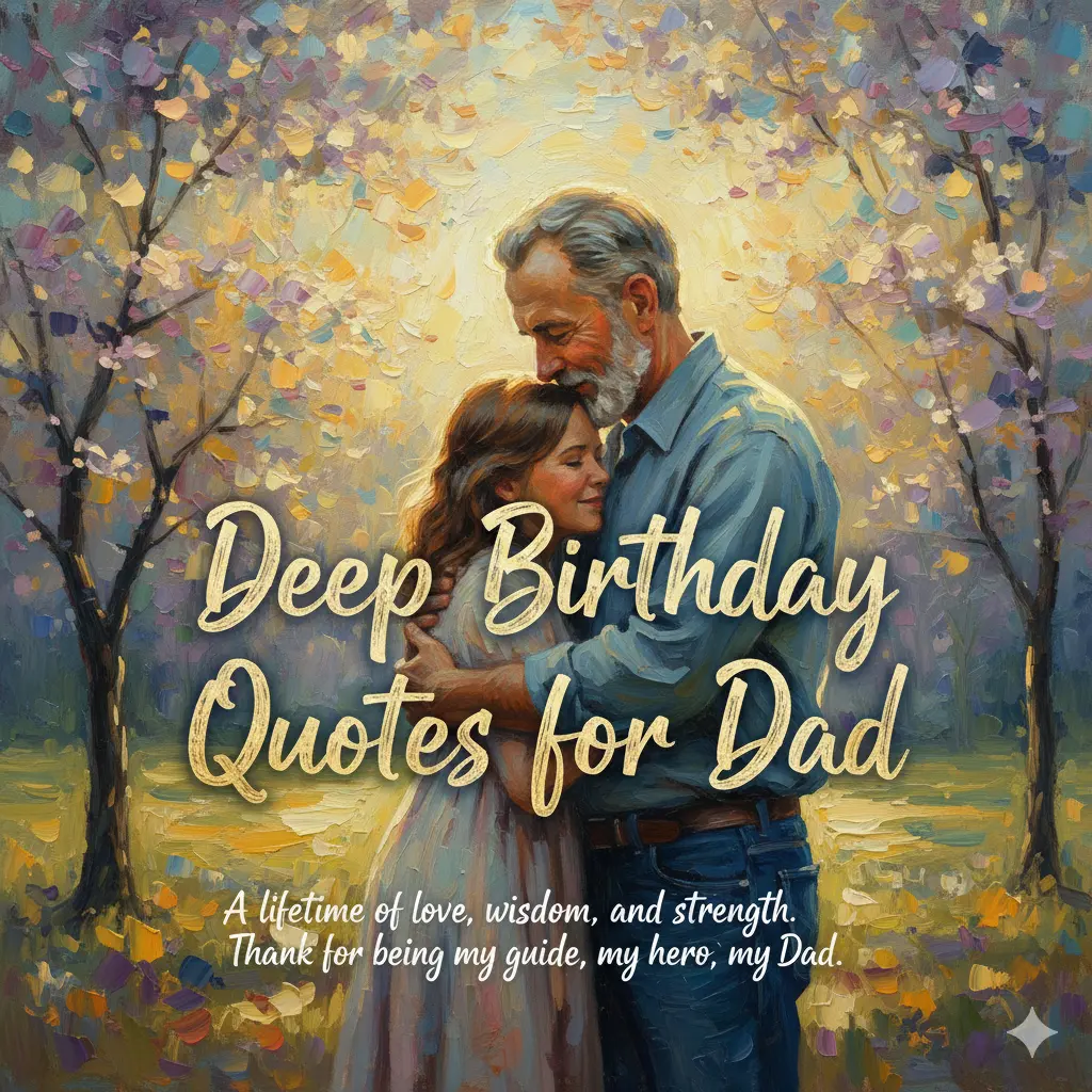 Deep Birthday Quotes for Dad