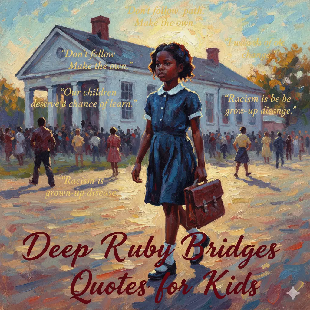 Deep Ruby Bridges Quotes for Kids
