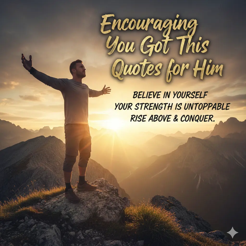 Encouraging You Got This Quotes for Him