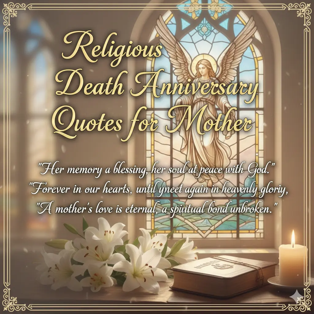 Religious Death Anniversary Quotes for Mother