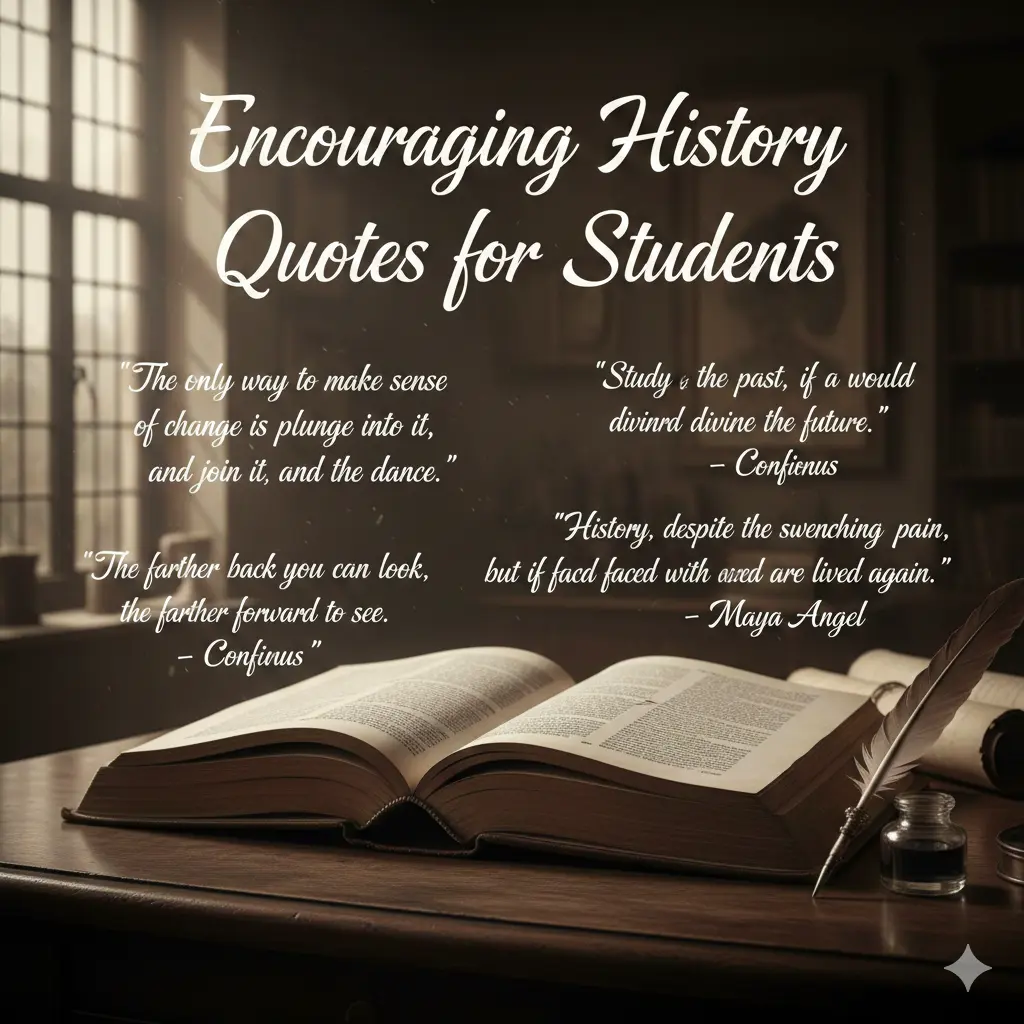 Encouraging History Quotes for Students 